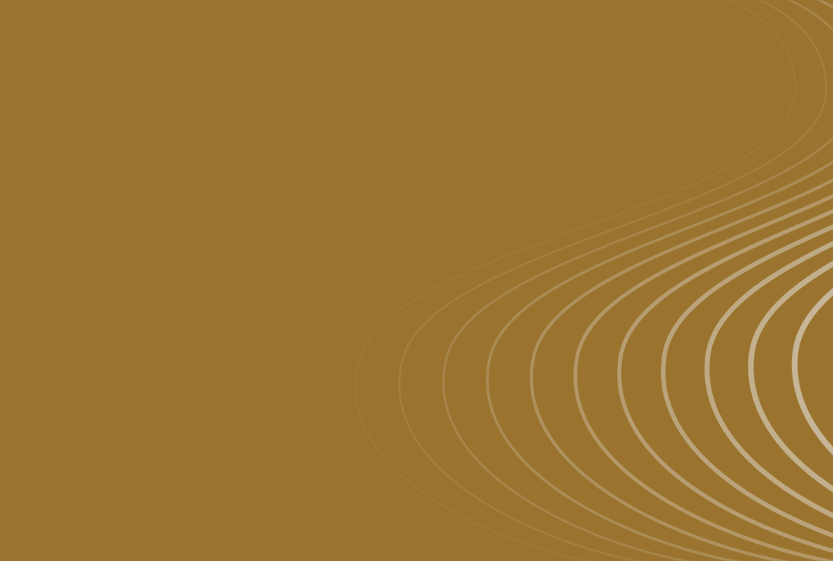 Gold background with a light wave pattern